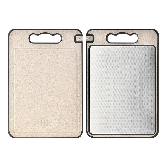 Household Kitchen 304 Stainless Steel Double-Sided Defrosting Tray And Cutting Board