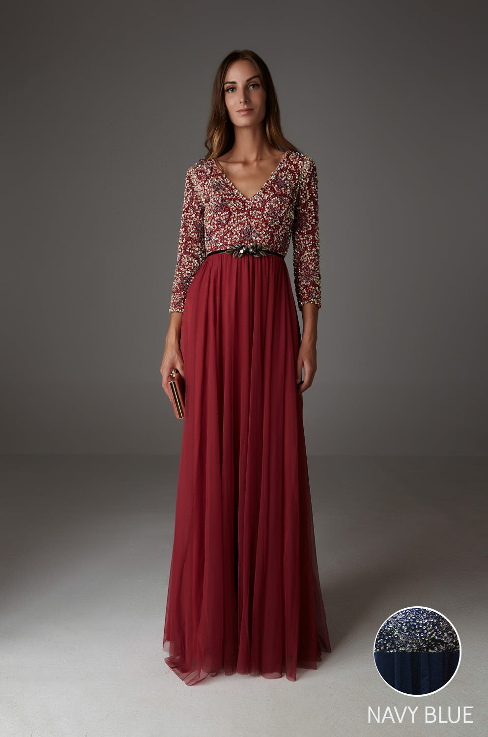 TUMAN MAXI NAVY-0