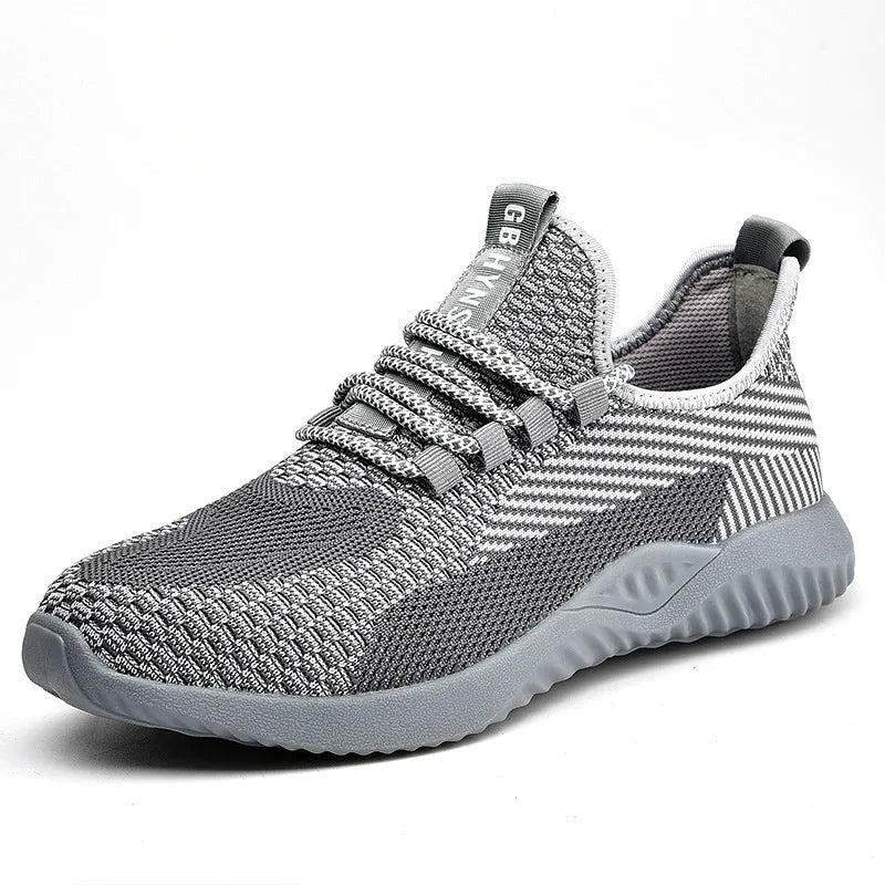 Men's Summer Flying Weaving Labor Protection Shoes