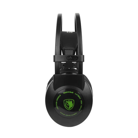 Gaming Headset With Adjustable Headband & Comfortable Earmuffs