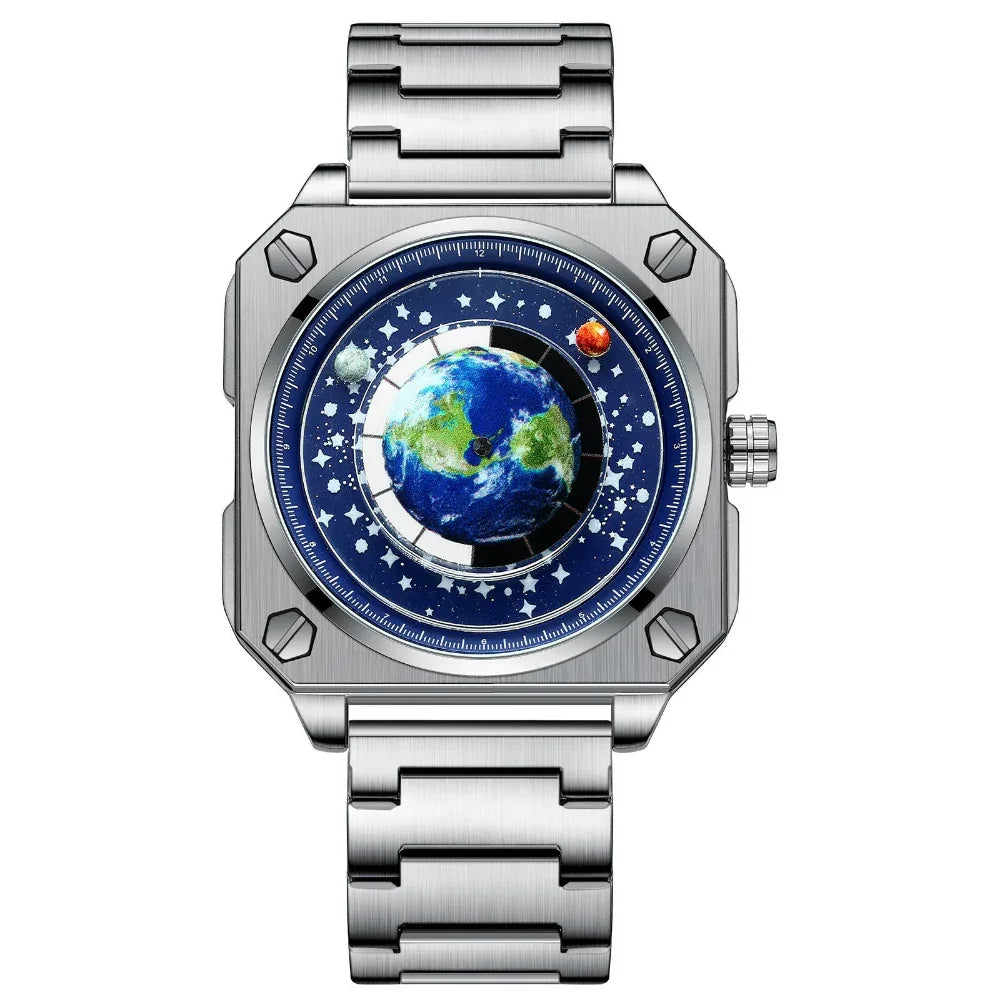 Men's Quartz Watch Creative Big Dial