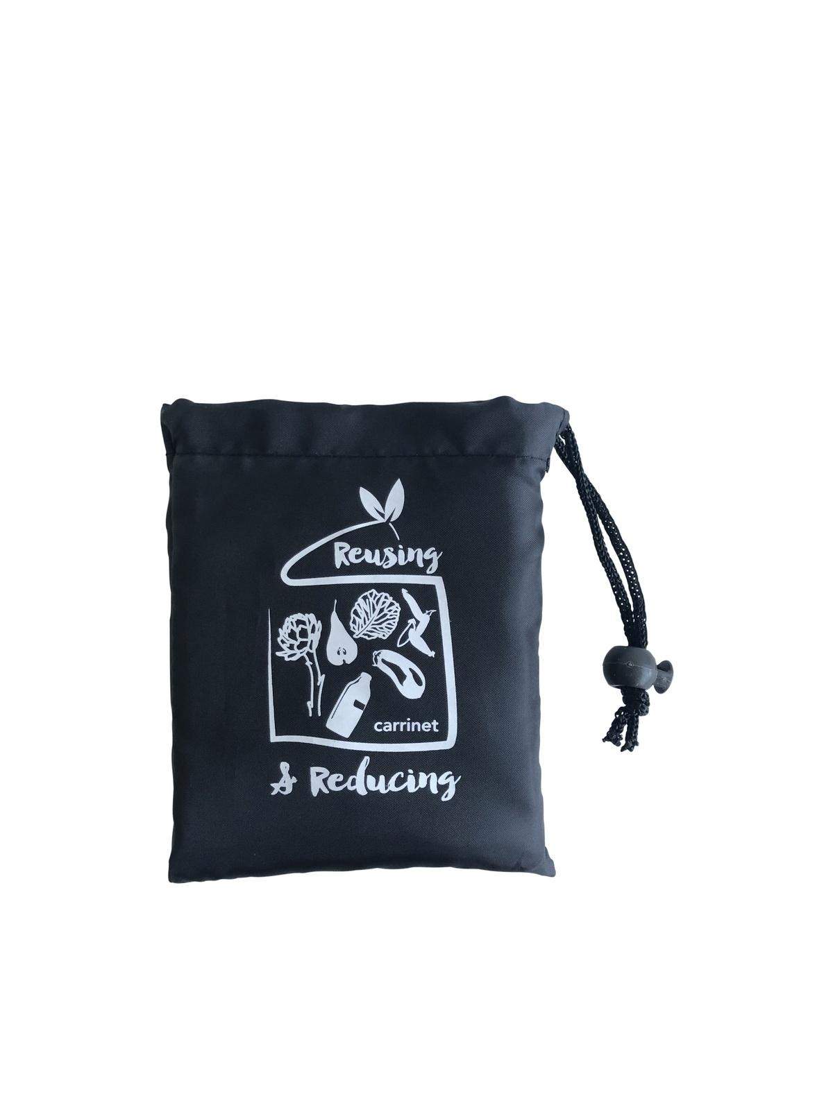 Shop Bag (Svart) - "Reusing and Reducing"