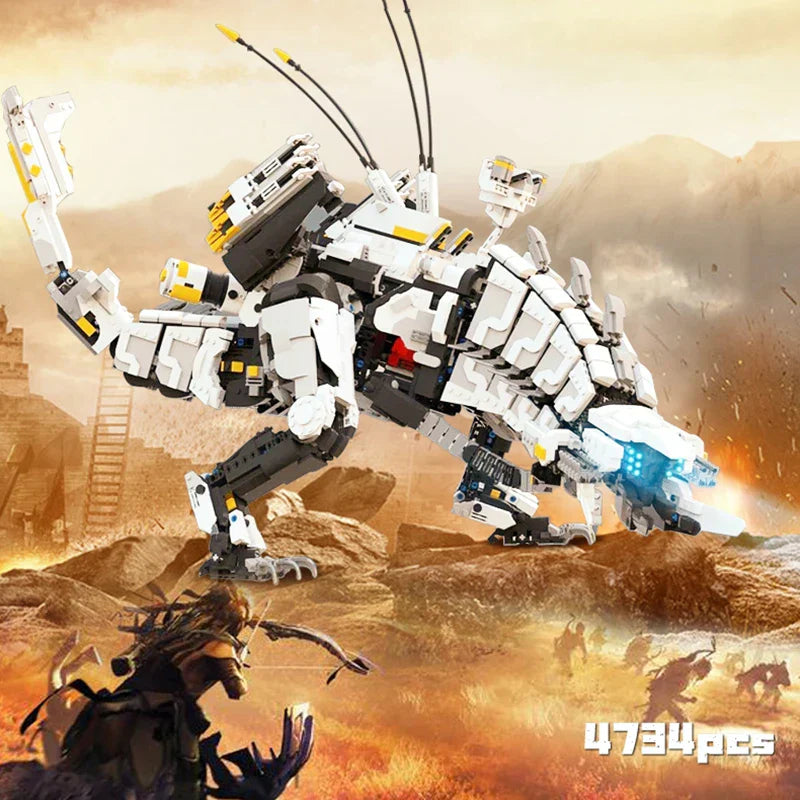 Thunder Jaw Dragon Dinosaur Building Block Toy Set