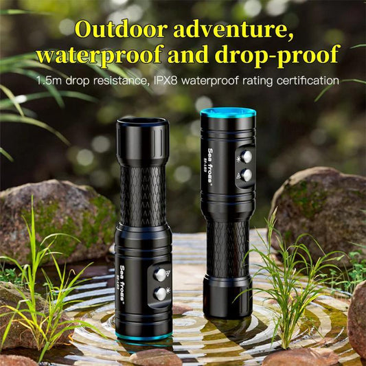 Sea Frogs SF-L03 – Vattentät Dykficklampa för Professionell Användning (1000 lm)