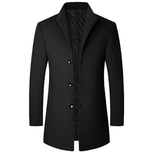 Autumn And Winter Casual Woolen Coat For Men