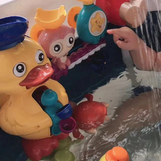 Anka vattenhjul badleksak