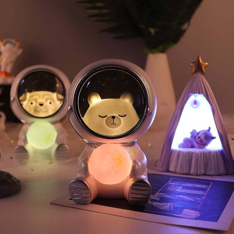 Astronaut LED-nattlampa