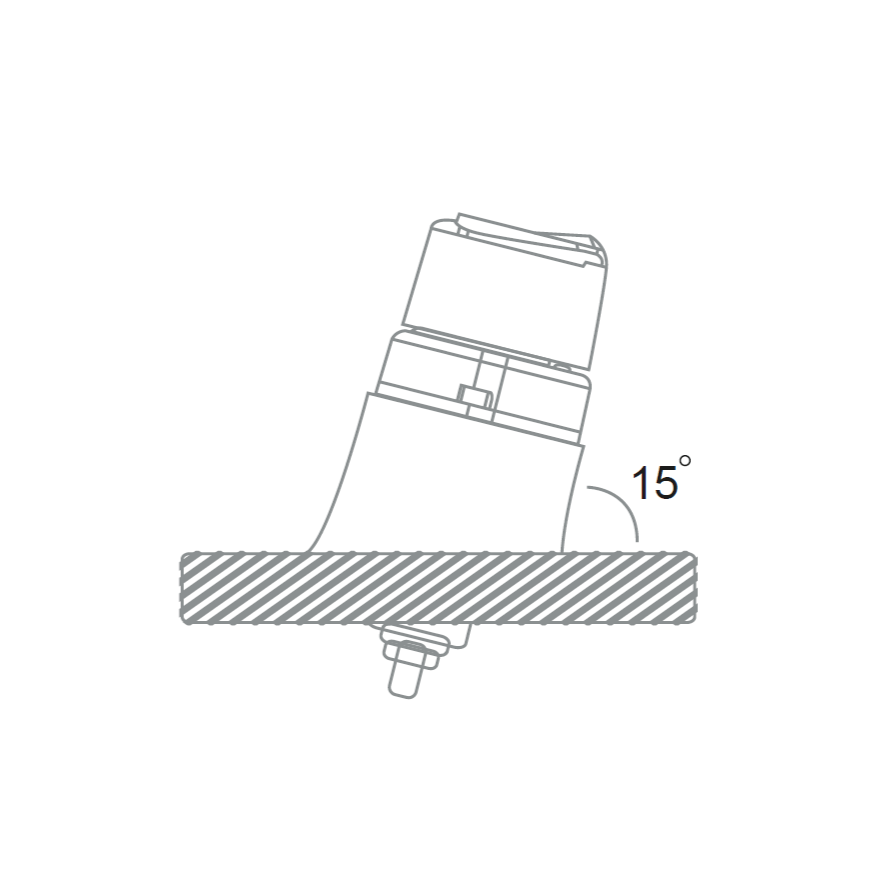 Camcleat (råtta) kloss/underlägg 15° | Master
