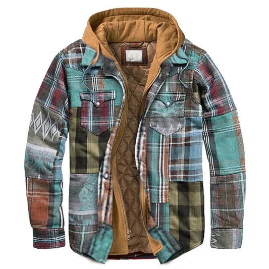 Casual Hooded Double Breasted Men's Winter Autumn Jacket