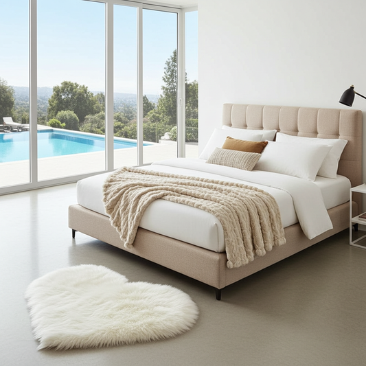 HJÄRTAT - Mjuk hjärtformad matta