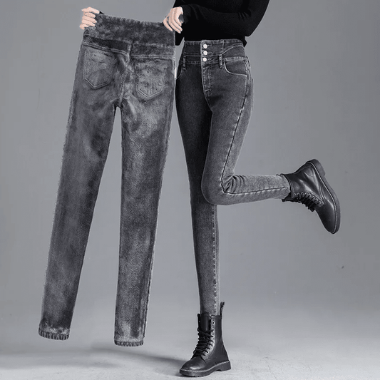 Fleece Skinny Jeans