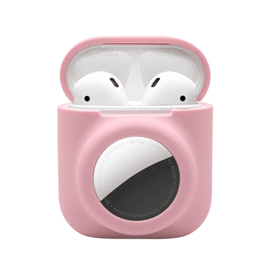 FMW™ - Airpods-hållare i silikon med inbyggd AirTag-hållare