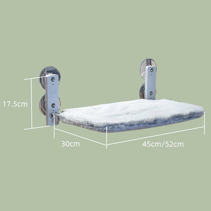 Hängmatta för katt – Fällbar fönsterhängmatta med stabil montering (upp till 20 kg)