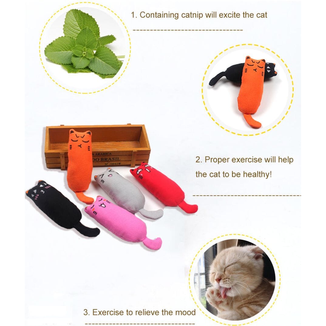 Kattleksaker med kattmynta 3st.