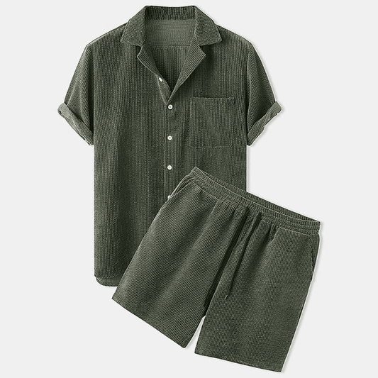 Matchande skjorta + shorts set