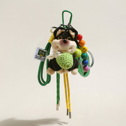 Plushy Dog Bag Charm-1