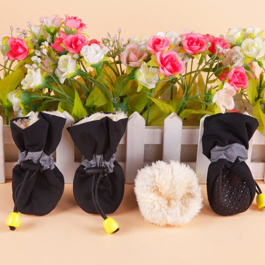 Reflektiva vadderade hundskor (4 skor)