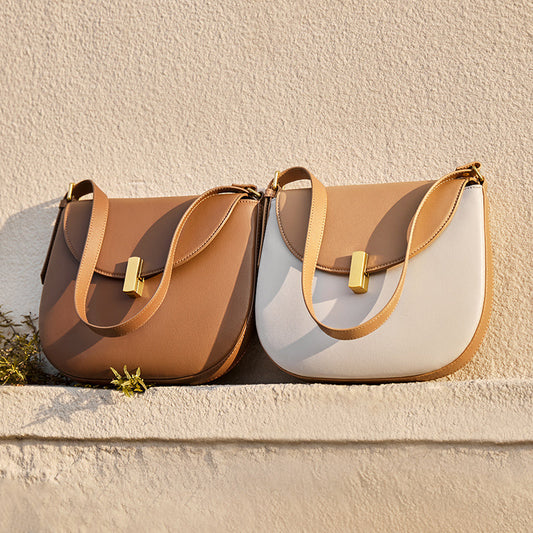 Saddle Leather Crossbody Bag-1