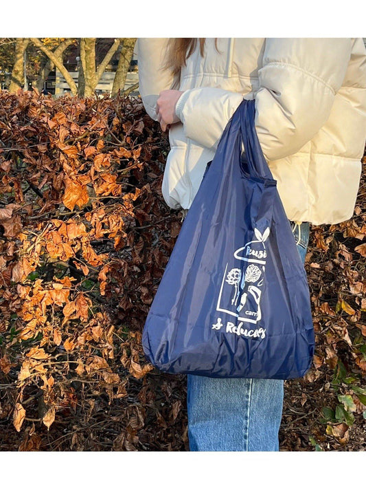 Shop Bag (Blå) - "Reusing and Reducing"