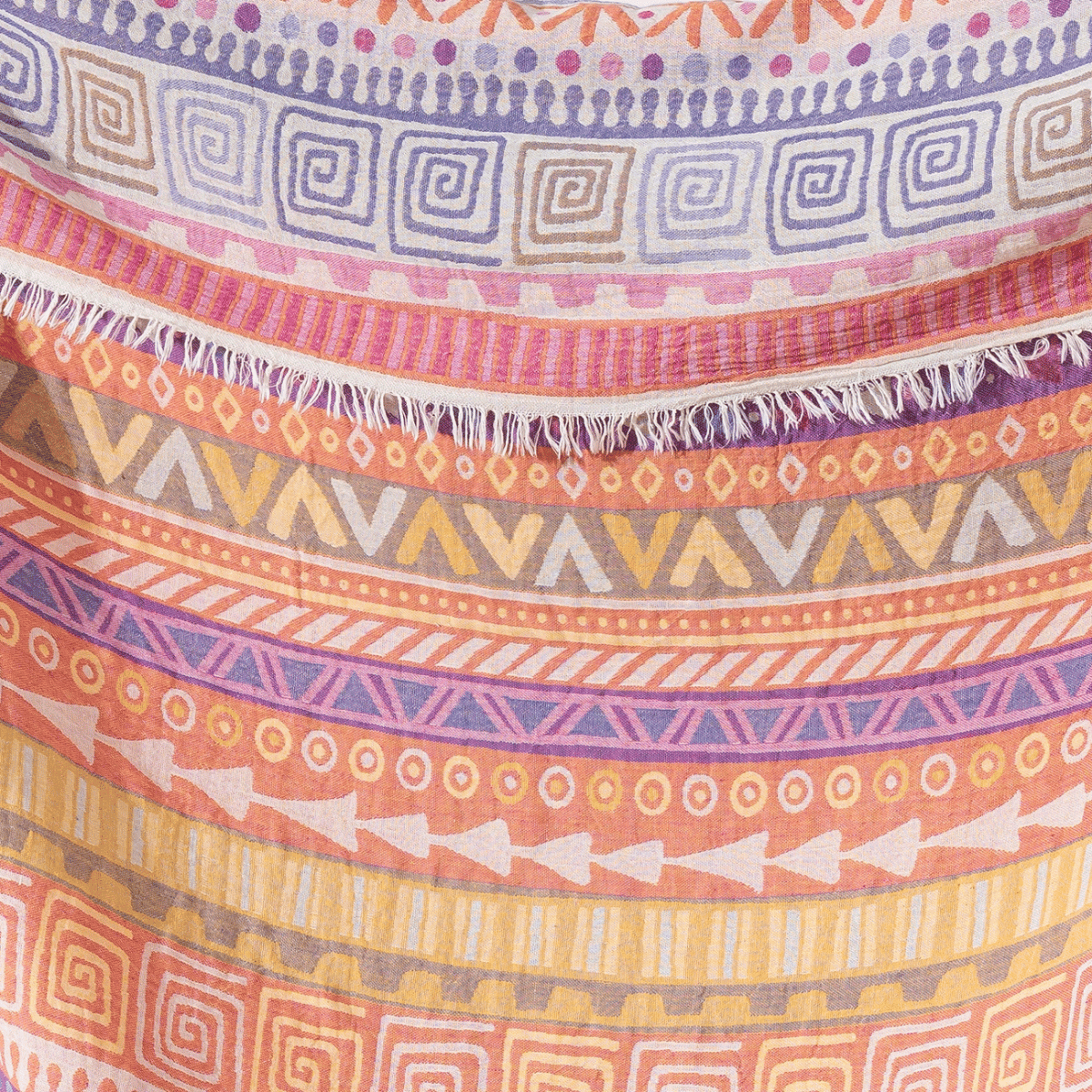 Stor färgglad filt - Maori