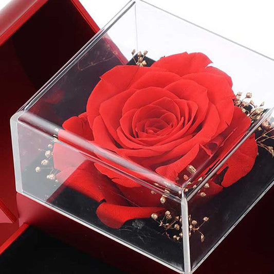 To My Love - Halsband - Med äkta ros - present till henne