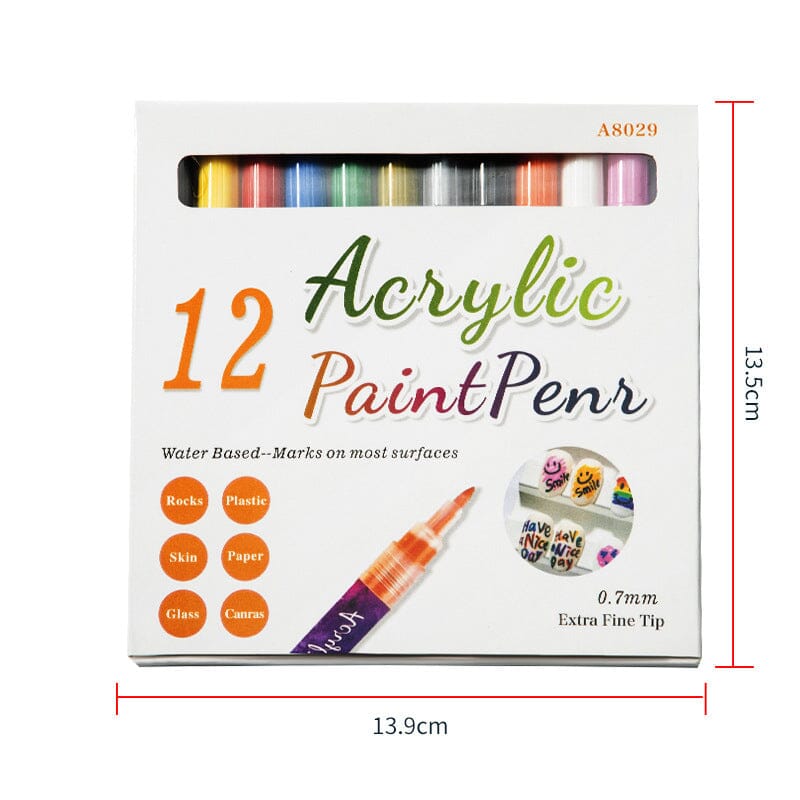 Ultratunna Manikyrpennor - 12st