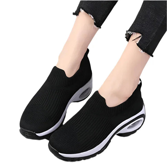 Sneakers Women's Air Cushion Mesh Breathable Running Sports Shoes
