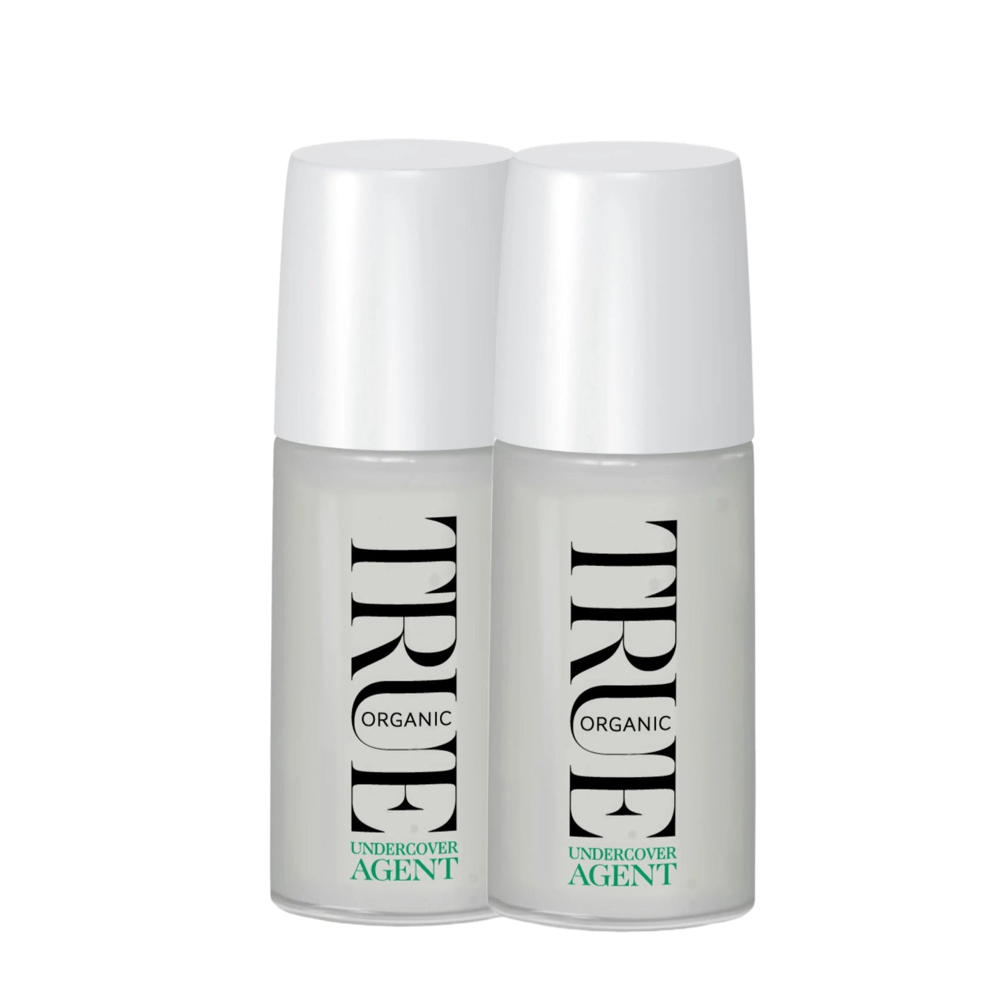 Undercover Agent Organic Unisex Natural Deodorant Two-Pack