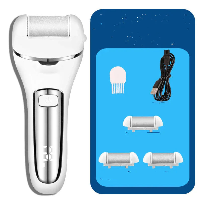 Electric Foot Scrubber Peeling Device For Removing And Exfoliating Dead Skin