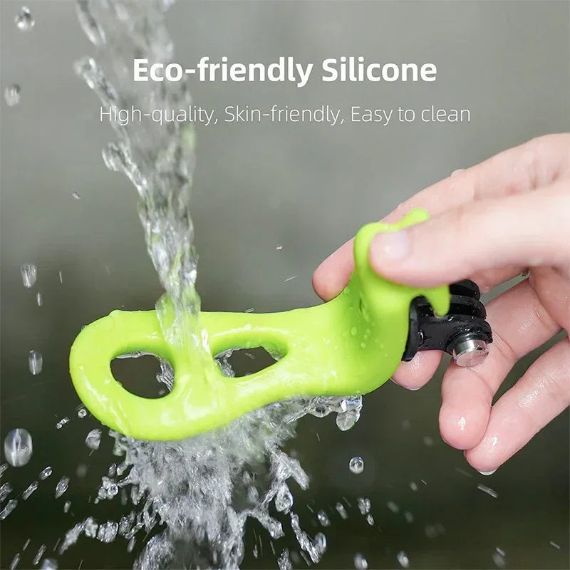 Telesin Flexibelt Silikonfäste 360° till Kamera - Svart