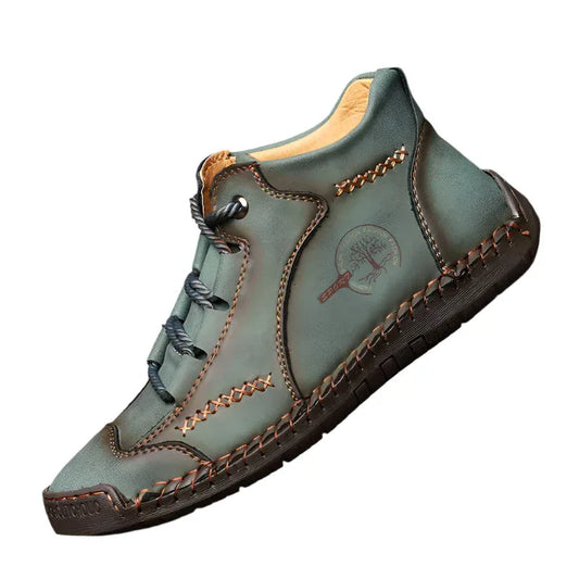 Men's Casual Martin Boots Hand Stitched High Top Men's Shoes