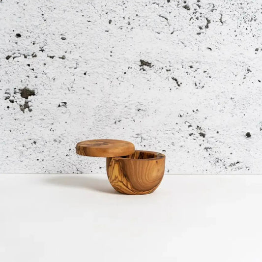 Salt-och pepparskål olivträ