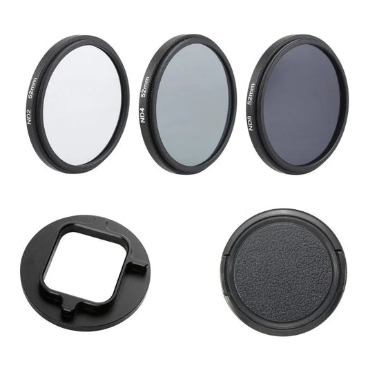 ND-Filter 3-pack till GoPro Hero5/6/7 - ND2 + ND4 + ND8 - Kit