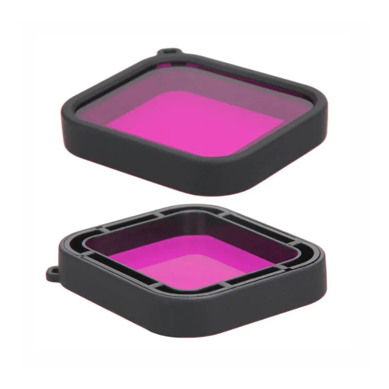 Färgfilter för dykning Lila - Hero5/6/7 i vattentätt skal