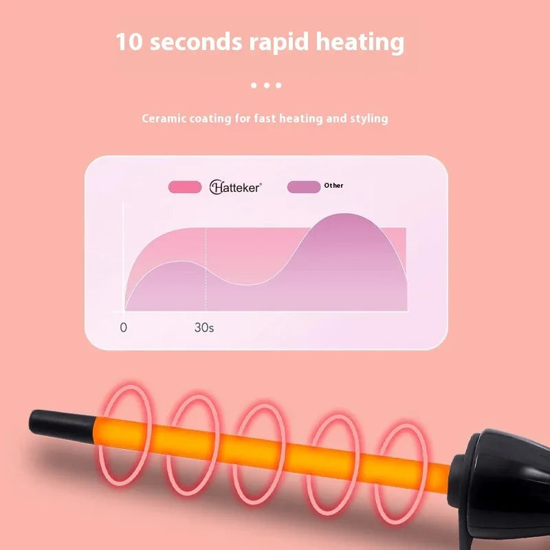 Women's Quick Heating Curling Iron Hair Styling