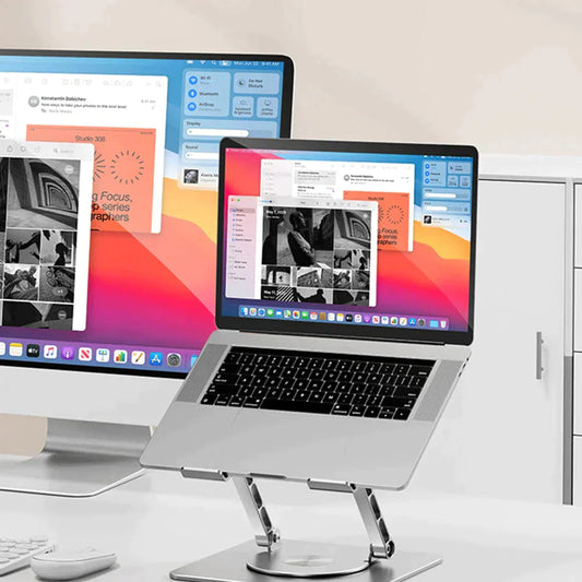 360 graders roterande laptopställ