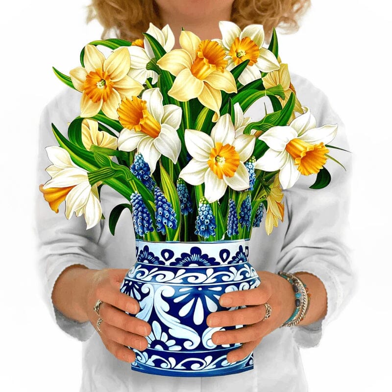 3D Bukett Gratulationskort – Pop-up Blombukett som Varar