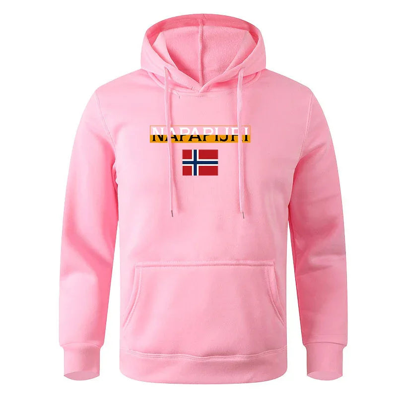 Men's Pullover Printed Sweater Casual Hoodie