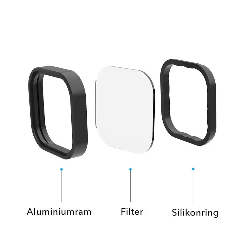 Telesin Filter 3-pack - ND8 + ND16 + ND32 till GoPro Hero12/11/Mini/10/9 Black - Kit