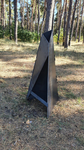 Eldstad Corten - Pyramiden