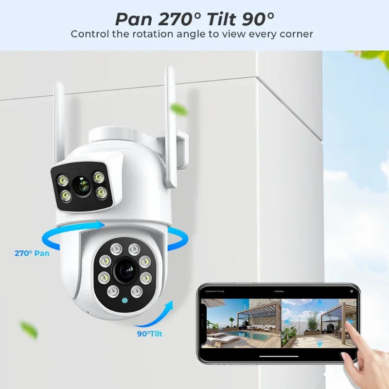 Outdoor Night Vision Wireless Surveillance Home Security Camera