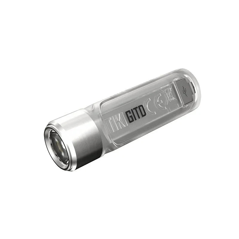 Nitecore TIKI GITD Blue Nyckelringslampa USB-C - 300lm