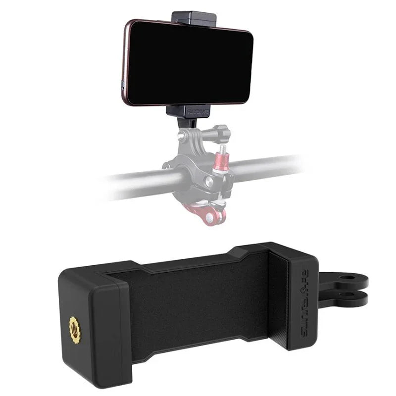 Fäste - hållare mobiltelefon till GoPro med dubbla 1/4" gängor