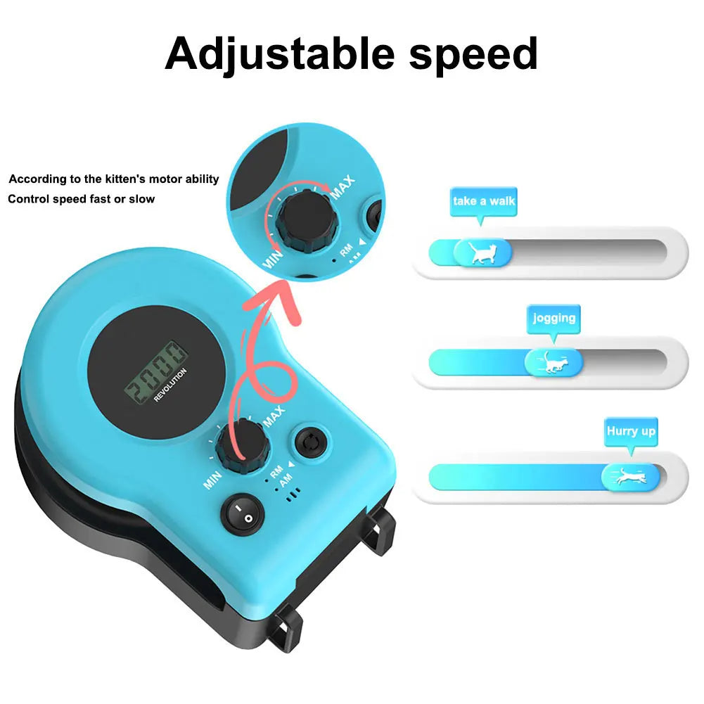 Interactive Cat Toy Chase Run Treadmill