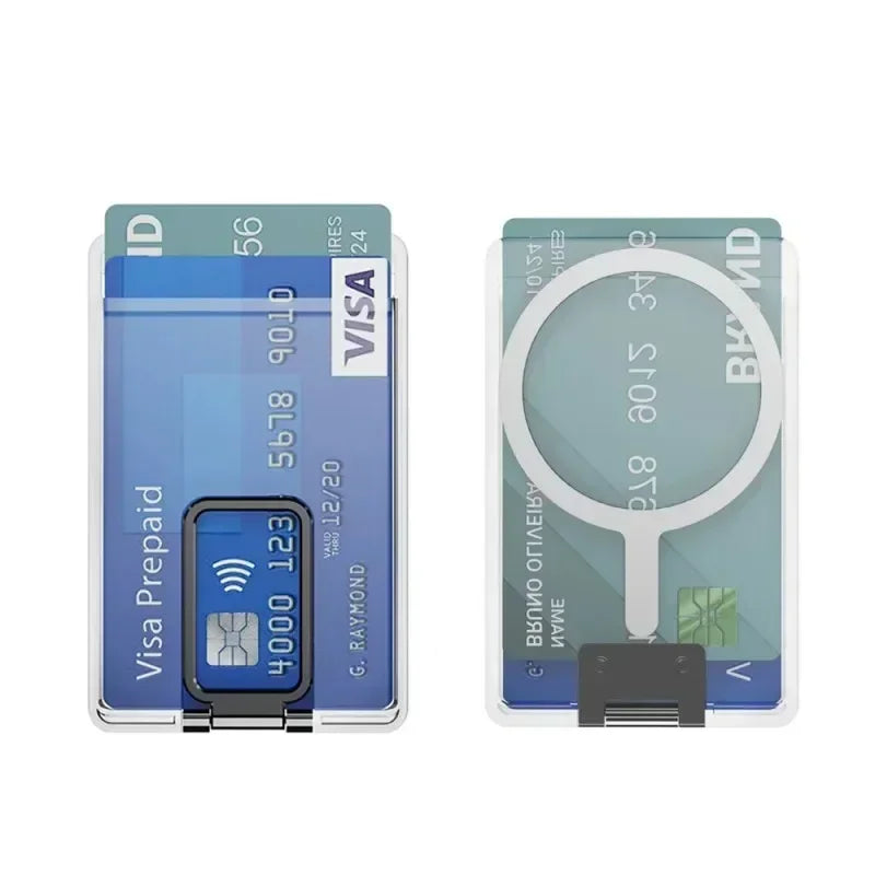 Clear Magnetic Card Holder for Magsafe