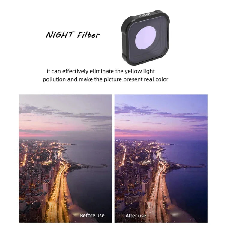 JSR KB Series Night Filter till GoPro HERO9–13 Black