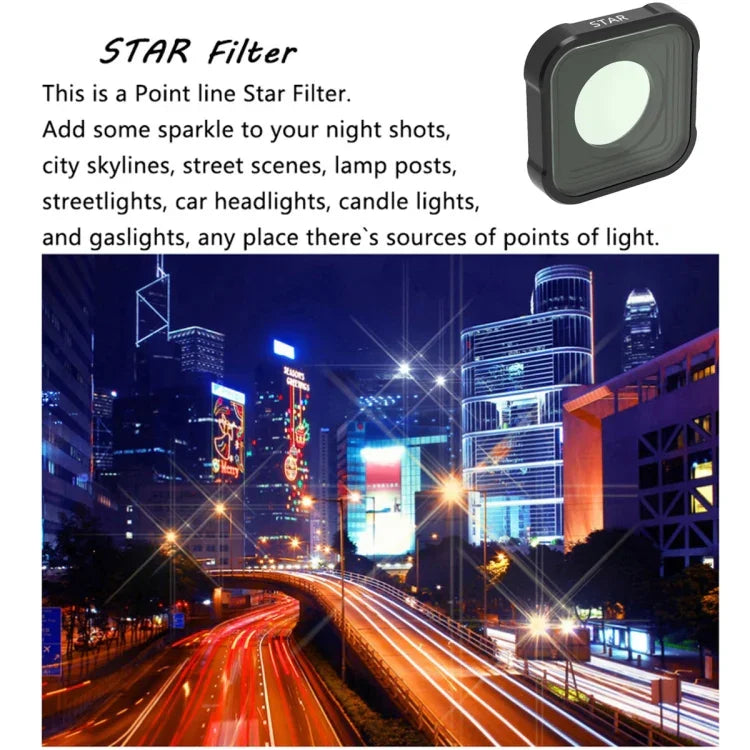 JSR KB Series Star Effect Filter för GoPro HERO9–13 Black