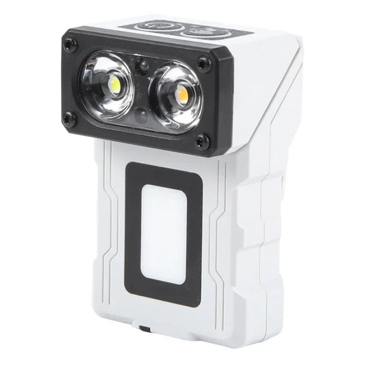 Multifunktionell roterande arbetslampa med sensor och magnetisk docka