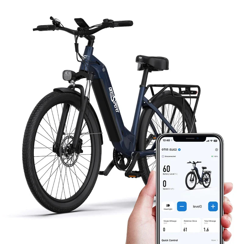 Fast shipping from European warehouse, support one-click shipping and customization Onesport OT05 City Electric Bike