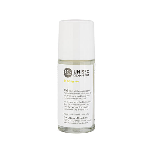 2-Pack Organic Lemongrass Natural Deodorant - Effective & Eco-Friendly